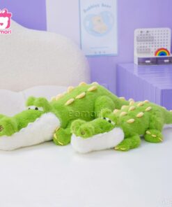 Cá Sấu Bông Nằm Xanh Lá 325