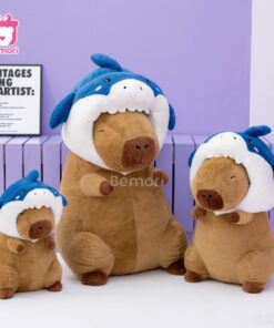 Gấu Bông Capybara Cosplay Cá Mập